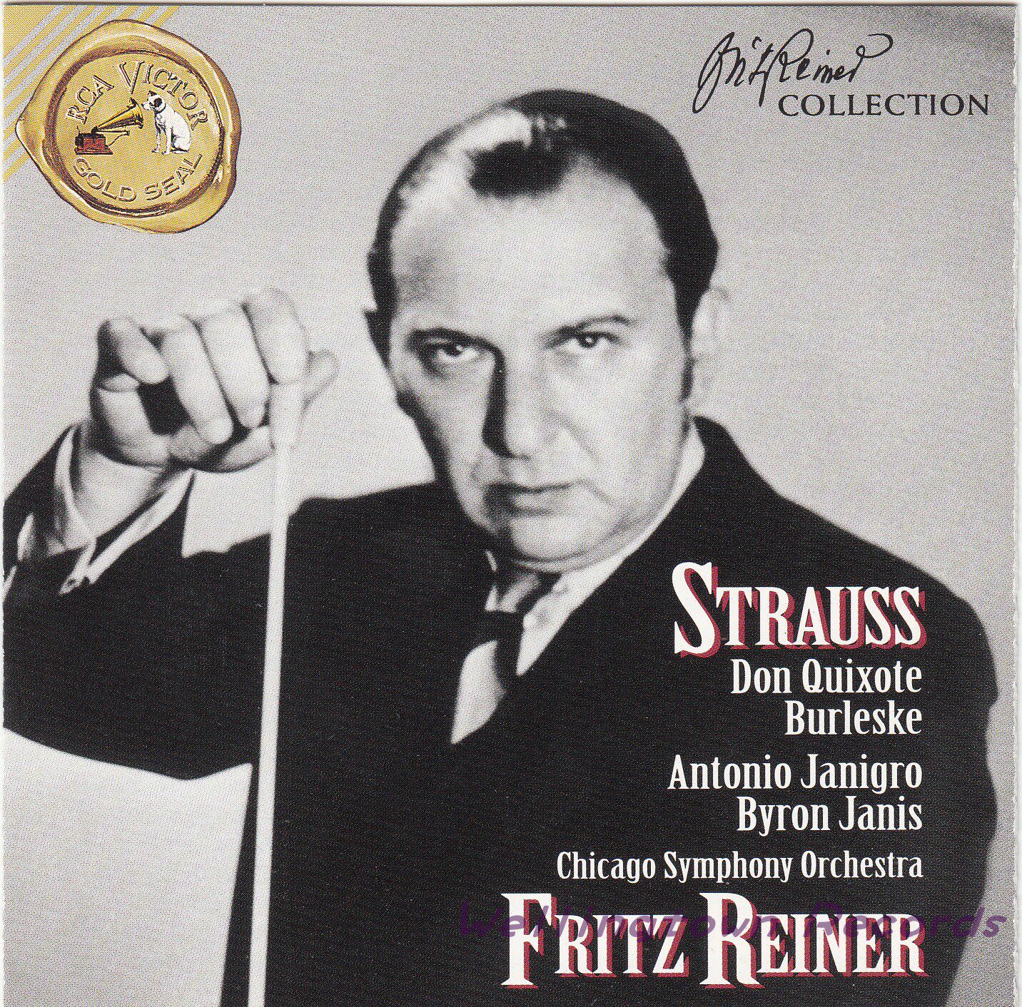 Rainer Chicago Symphony Giannigro Janis Richard Strauss Don Quixote