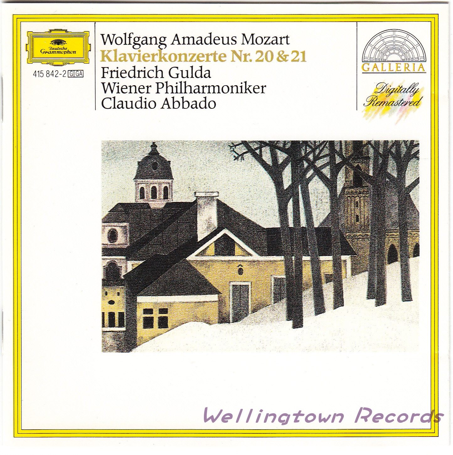 Abbado Vienna Philharmonic Gulda Mozart Piano Concerto No. 21