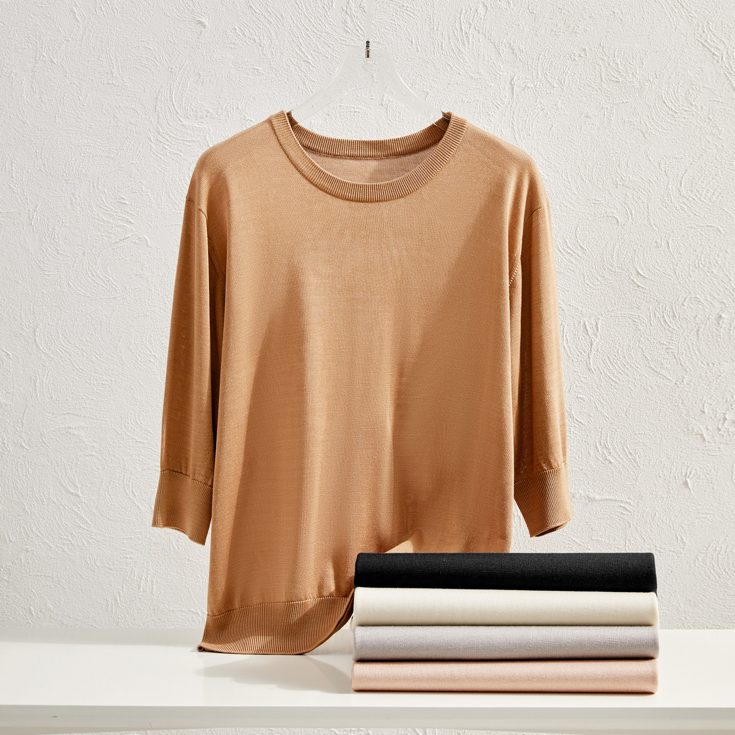 Jung Mei 22SS A new and exclusive limited texture has a type of mulberry silk easy to make a good wearing series