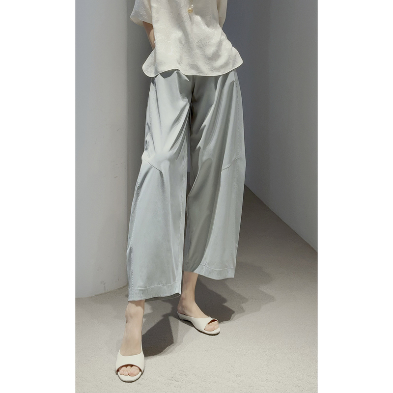 Zero Gravity Instant Coolness! Imported Cupro [Ultra-Light 90G/Anti-Wrinkle/Soundless/Upf100+] Sun Protection and Mosquito Repellent Magic Pants