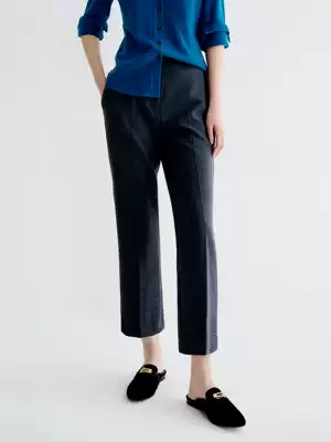 Rong Mei (KZ0800862) British mouth worsted wool Stretch Slim ankle-length pants trousers