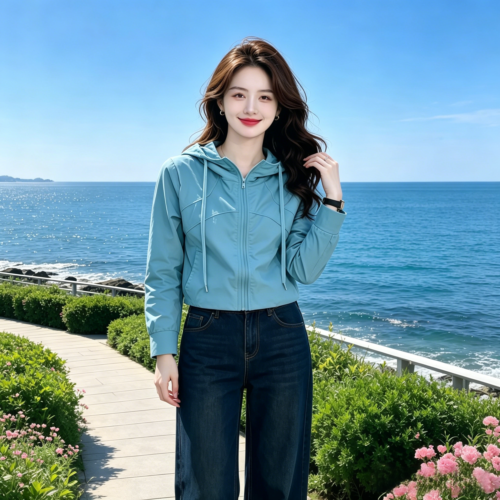 今年流行漂亮薄外套独特好看夏季新款时尚洋气宽松防晒修身上衣女