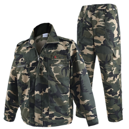 Мужской летний износостойкий камуфляжный комплект для работы