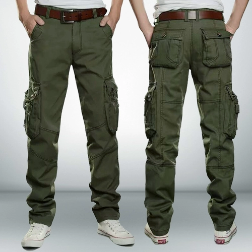 Летние спортивные износостойкие рабочие хлопковые штаны для отдыха, свободный прямой крой, большой размер