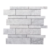 Длинный каррарский белый (11 шт./м²)