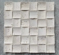 Травертин вогнутая поверхность (11 шт./м²)