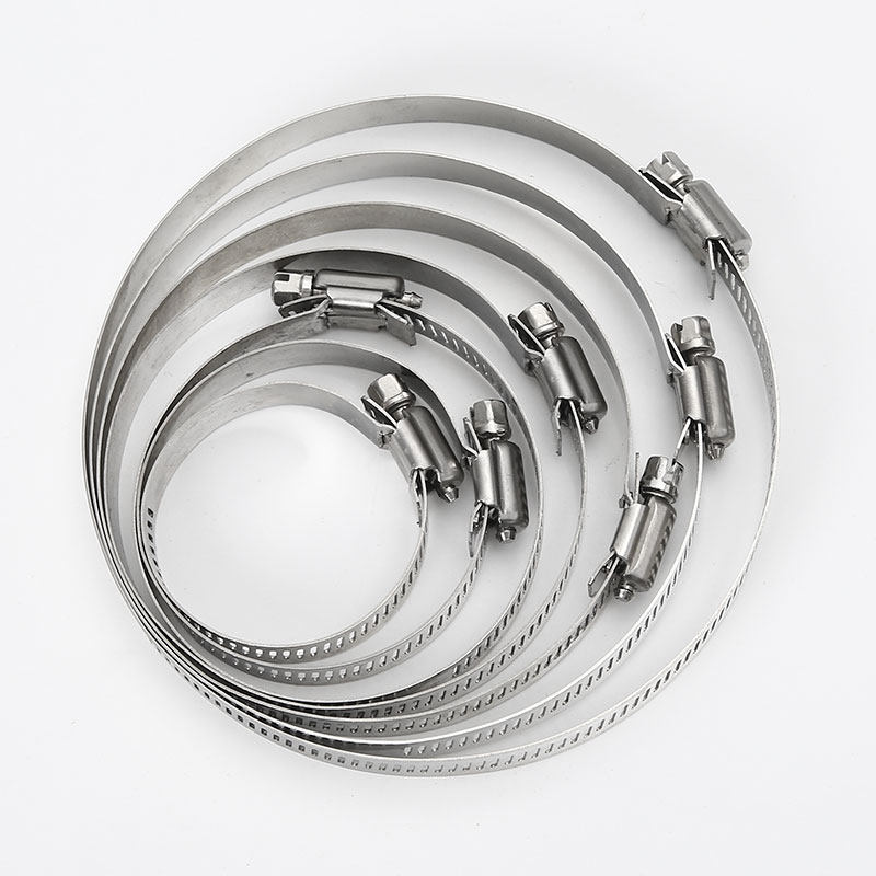 Stainless steel clamp hoop 100 150 160 180 200 250 300 350 400 water pipe clamp pipe hoop