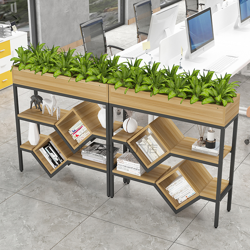 Iron Art Frame Different Divide decoration network red flower frame dwarf wall barrier office screen mask Simple modern