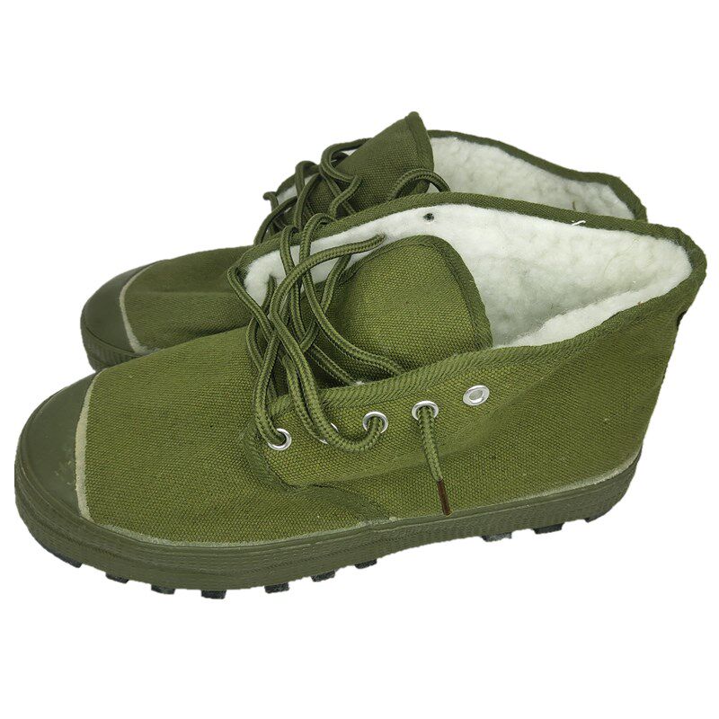 Peak Men And Women Winter Warming Emancipation Shoes Add Cotton Plus Suede Laopo Climbing Snowy Cotton Shoes Worksite Labour Yellow Sneakers