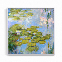 Water Lily Monets light shadow magic Monet Impressionist master niche idyllic narration decorative painting