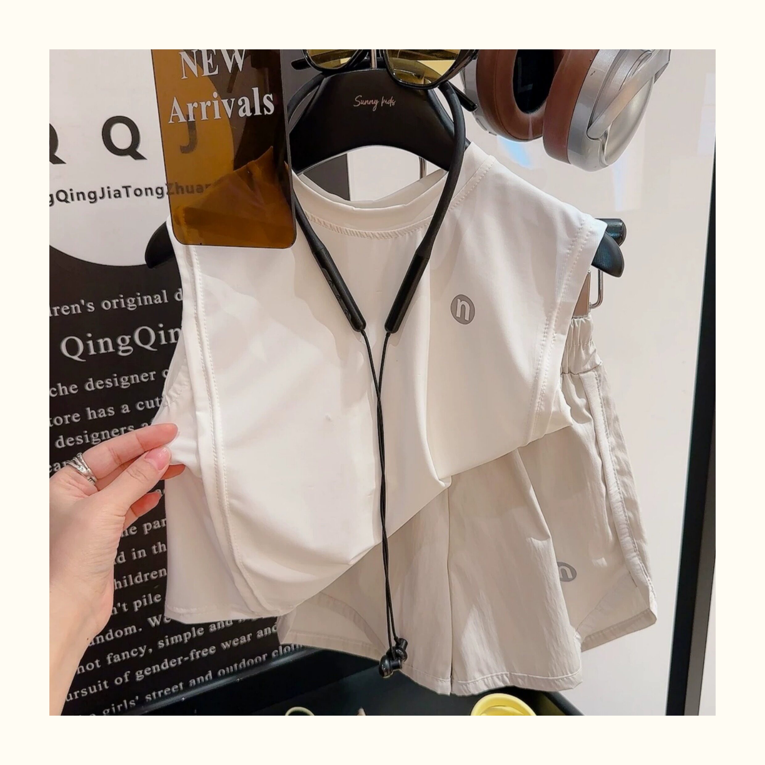 Children's Sun Protection Quick-Drying Sleeveless Vest and Shorts Two-Piece Set 2026 Summer New Korean Style Hot-Selling Ice-Feel Sports Suit — 7