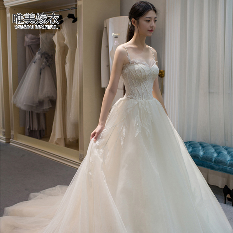 Usd 171 20 Wedding Dress 2019 New Bride Bandeau Usd 171 20 Wedding Dress 2019 New Bride Bandeau