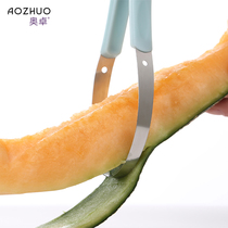 Multifunctional digging fruit artifact set Stainless steel digging ball fruit ball cantaloupe flesh extractor Watermelon peeler