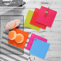 Silicone pot mat Insulation mat Kitchen anti-hot table mat Heat-resistant plate coaster Bowl mat Household tableware dish mat