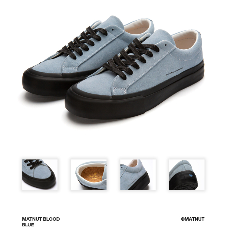 Matnut Blood Suede Leather, Lotus Root Pink/Haze Blue, Niche Original Design, Chinese Style, Low-Top Sneakers Matnut Blood Suede Leather, Lotus Root Pink/Haze Blue, Niche Original Design, Chinese Style, Low-Top Sneakers