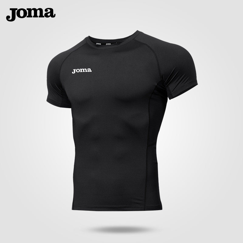 joma tight fit male high play short sleeve sports pro running football basketball training fitness suit tight fit