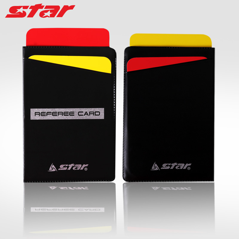 STAR Red and Yellow Football Referees are equipped with SPECIAL REFEREE SUPPLIES FOR SOCCER MATCHES SA210