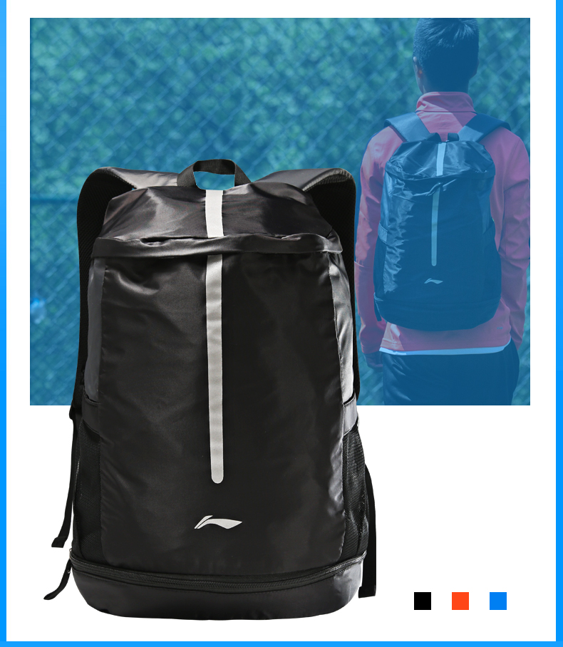 Li Ning thể thao ba lô túi bóng rổ nam gói đào tạo đa chức năng bóng đá nữ túi bóng chuyền túi du lịch balo superdry