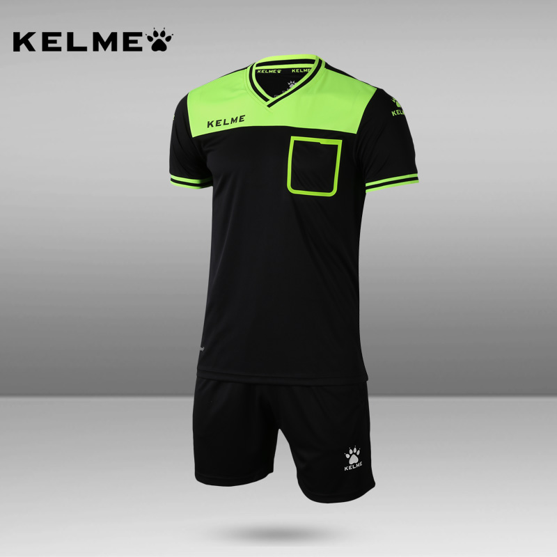 Carme soccer referee suit soccer suit short sleeves KELME professional soccer match referee equipment K15Z221