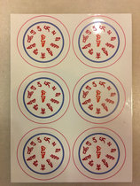 Lotus Master Transporter Barrier God Spell Spell Wheel Self-adhesive Sticker Buddhist Spell Wheel Sticker