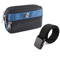 Синий мобильный телефон, картхолдер, бретели, ремень, 6 дюймовый