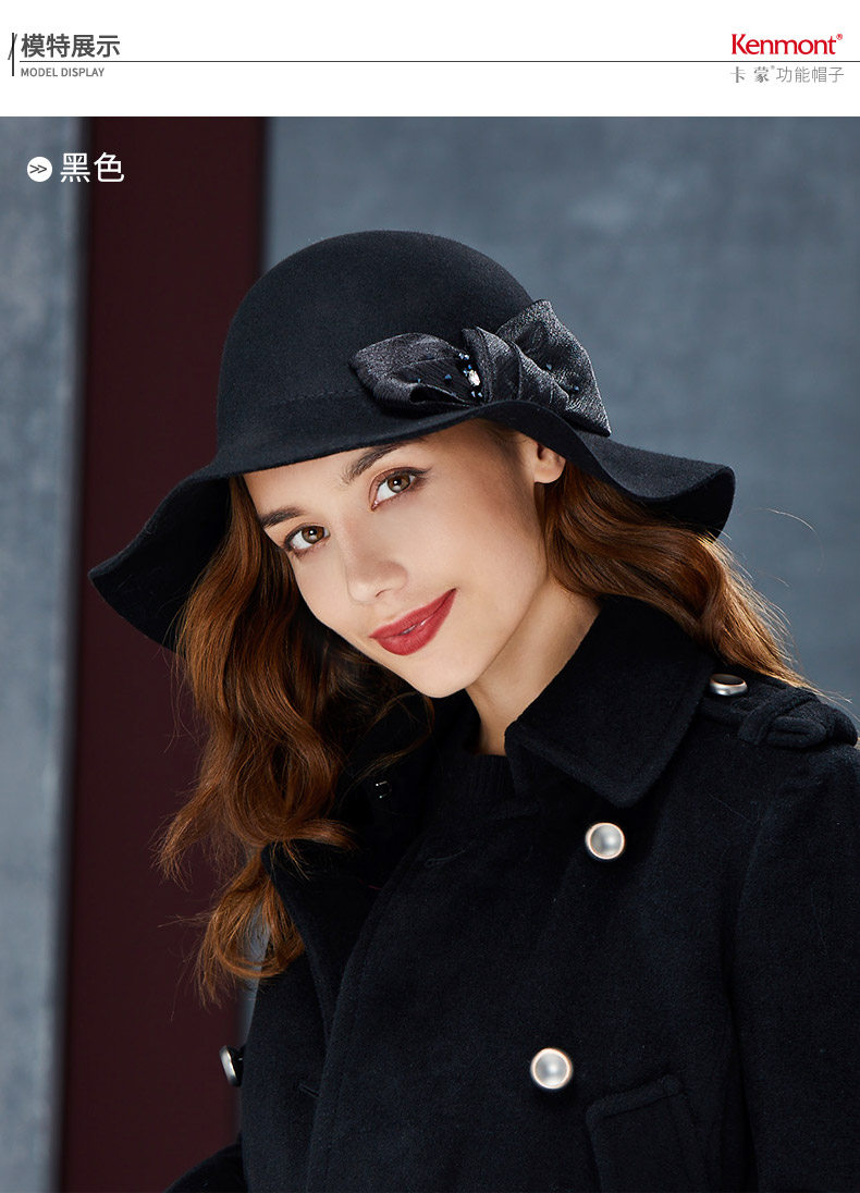 Chapeau pour femme KENMONT en Melange de laine - Ref 3233326 Image 11