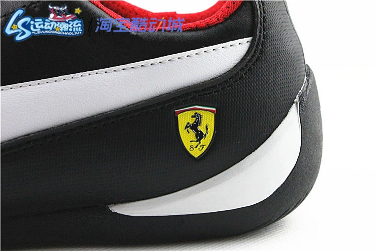PUMA PUMA Ferrari hợp tác giày da lộn đầu thấp giày thể thao giày thể thao nam 305998-01 - Giày thấp giày sneaker nam trắng