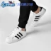 Adidas Adidas Clover Classic Shell Head Gold Label Pure White Pure Sports Shoes Casual Men and Women CP9759 - Dép / giày thường