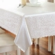 bảng không thấm nước mat bảng bảng vải khăn trải bàn vải dùng một lần dầu chống bỏng hình chữ nhật vải trải bàn Continental Hotel Roundtable