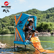 I fly outdoor fishing platform tent rainproof sunproof and warm single person fishing fishing camping portable windproof fishing house chair