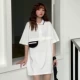 2020 trạm châu Âu Xiaoxiangfeng Châu Âu và phụ nữ đầu tiên của Mỹ yêu váy trắng có thể là muối và váy ngọt ngào mùa hè - váy đầm