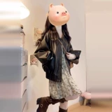 Юбка 2025 года, новый стиль, популярный в этом году, французская юбка с узкой талией, летний стиль большого размера, красивое платье с цветочным принтом.