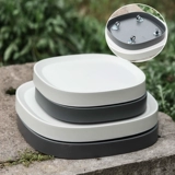 花开了 Перемещение цементного цветочного горшка лотка универсального колеса пластиковой базовой ролики квадратный круглый