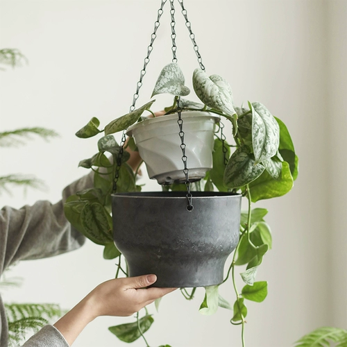 Медный креативный ретро цветочный горшок для гостиной в форме цветка