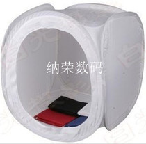 80 * 80CM static box flexlight shed bright shed photographic round shed photographic lamp accessories 4 color background cloth folding portable bag