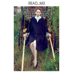 Readme ດຽວກັນຢູ່ໃນສູນການຄ້າ readme ເສື້ອກັນຫນາວຂອງແມ່ຍິງ wool woolen ຍາວກາງ 60916307