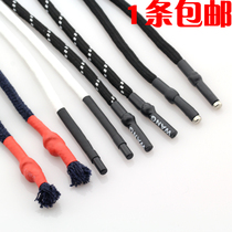 Sweatshirt hat rope Rope Rope Cap Rope trousers Rope New Plastic Metal Head Sportpants Rope Waist Rope Draw Rope 