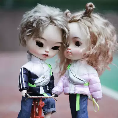 Little down jacket diy material package paper pattern fabric 3 points 4 points 6 points ob24 Small cloth echo town Mi Hui 7375 uncle