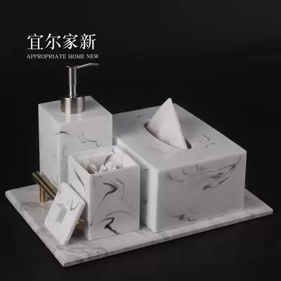 Makeup room soft decorations ornaments tray bathroom combination model room hotel wash bathroom home set