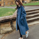 Woolen coat women's mid-length 2023 new coat student college style Nizi clothes autumn and winter woolen small person