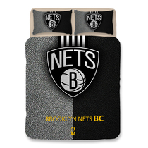 Custom basket net Irving four pieces of male deer Raptors covered with cover letter Gothic college dorm bed sheet pillow headgear