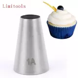 Большой круглый металлический крем для крема украшения из нержавеющей стали из нержавеющей стали