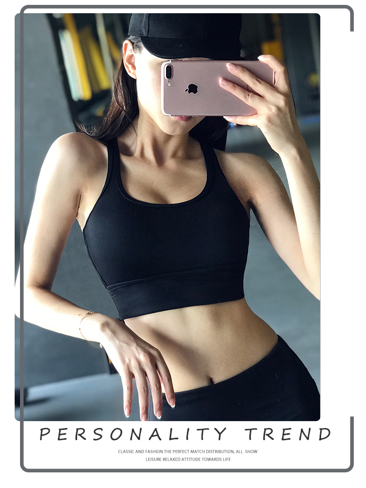 Mẫu đồ lót thể thao chống sốc cường độ cao phụ nữ chạy tập thể dục áo ngực không có áo vest corset bra áo khoác tập gym nữ