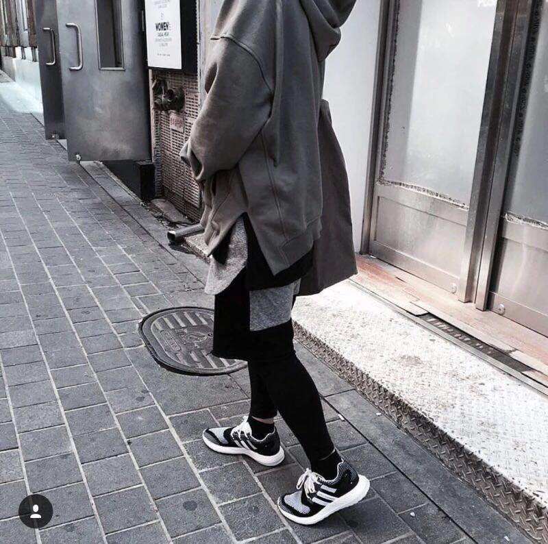 FOG base Fear Of God double-line long solid color interior dress short front and long back