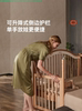 Hagaday Hakada Baby Crib with Widened Sides, Children's Solid Wood Crib, Large Bed Widening Tool