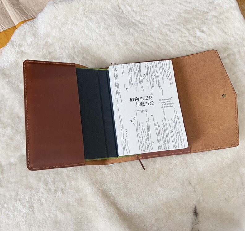 Book Cover Custom Head Layer Cow Leather Leather Leather Material Leather Book Leather Cover Book Leather Cover Book Skin Cover Leather Protective Sheath