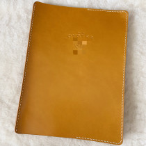 Custom menu leather cover Peel Outer Shell Wine Single Bar Tavern Restaurant Head Floor Bull Genuine Leather Dining Card Menu Leather Cover