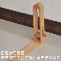 Leather Arts Hand Sewn Fixed Wood Clips Hand Sewn Wide Wood Clip Leather With Wood Clips DIY Wood Clips Handle Wood Clips