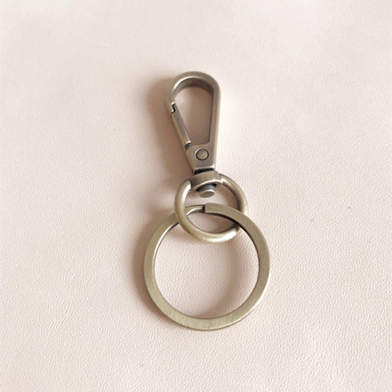 Ancient key key accessories leather accessories hook button hook-button key ring