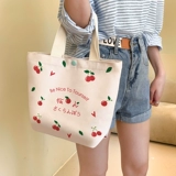 Модная льняная сумка, шоппер для выхода на улицу, летний ланч-бокс, тканевый мешок